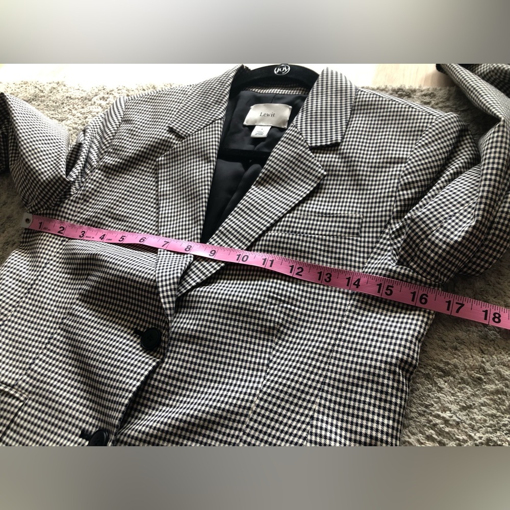 Lewit Check Print Blazer - Picture 7 of 10